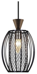 Подвесной светильник 00907-0.9-01 BK в интернет-магазине "Галерея света"