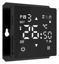 Терморегулятор электромеханический для теплого пола Werkel черный W1151208 в интернет-магазине "Галерея света"