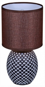 Настольная лампа декоративная 98401-0.7-01 DARK BROWN в интернет-магазине "Галерея света"