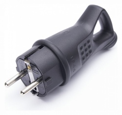 Вилка угловая с заземлением Stekker Одри 32843 в интернет-магазине "Галерея света"