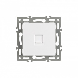 Розетка Ethernet RJ-45 и со шторками, без рамки Arlight SCT 045301 в интернет-магазине "Галерея света"