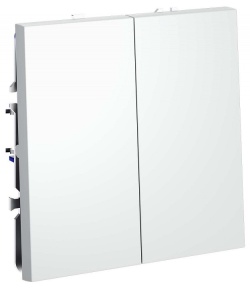 Переключатель перекрестный двухклавишный без рамки Voltum S70 VLS020502 в интернет-магазине "Галерея света"