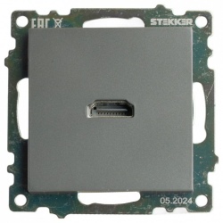 Розетка HDMI без рамки Stekker Катрин 50059 в интернет-магазине "Галерея света"