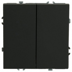 Переключатель перекрестный двухклавишный без рамки Stekker Эмили 50167 в интернет-магазине "Галерея света"