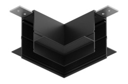 Соединитель угловой внутренний для треков Denkirs SMART SLIM HIDE TR2436-BK в интернет-магазине "Галерея света"