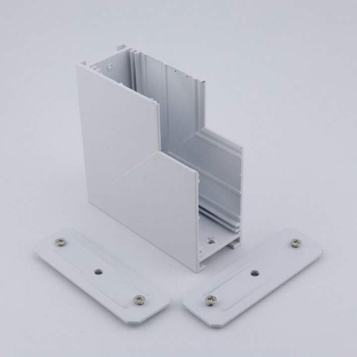 Соединитель угловой L-образный для треков накладных Aployt Magnetic track 220 APL.0282.10.04 в интернет-магазине "Галерея света"