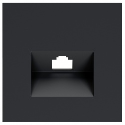 Накладка для розетки RJ-11 или RJ-45 Voltum S70 VLS001307 в интернет-магазине "Галерея света"