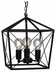 Подвесная люстра ILLUMICO IL1026 IL1026-3PA-05 BK в интернет-магазине "Галерея света"