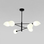 Люстра на штанге Eurosvet Sinki 30189/6 черный в интернет-магазине "Галерея света"