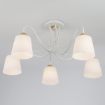 Потолочная люстра Eurosvet Betty 70062/5 белый в интернет-магазине "Галерея света"