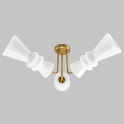 Люстра на штанге Imex Bloom MD.9345-3-S-BR в интернет-магазине "Галерея света"