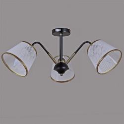 Люстра на штанге ILLUMICO  IL0344-3CSQ-79 BK AB в интернет-магазине "Галерея света"
