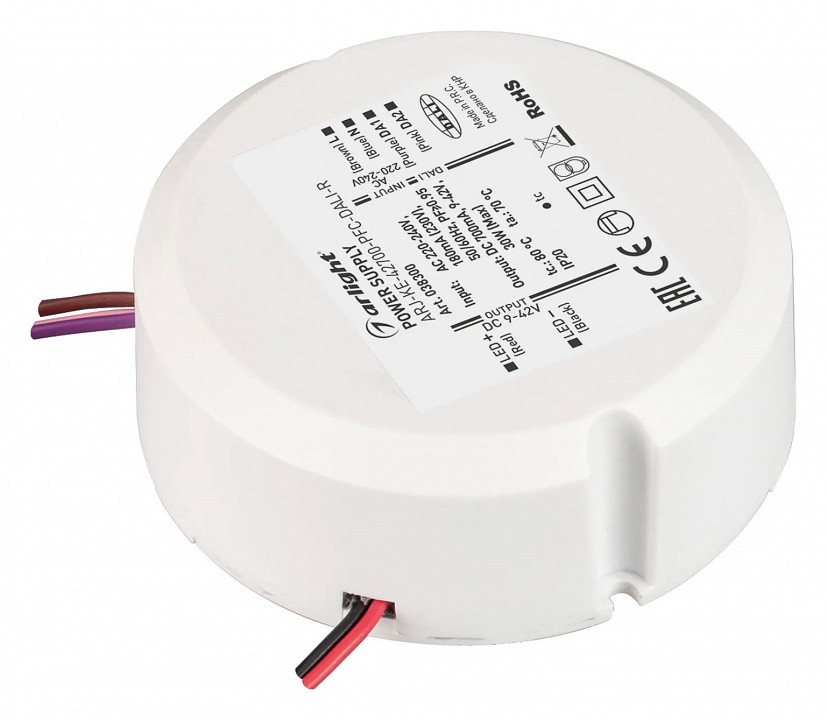 Блок питания с проводом Arlight ARJ 038300 в интернет-магазине "Галерея света"