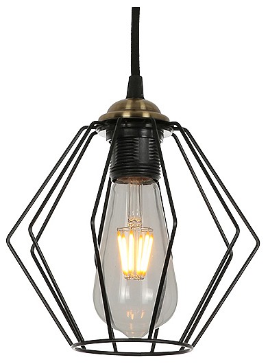 Подвесной светильник Imex INDIGO MD.3099-1-P BK+AB в интернет-магазине "Галерея света"