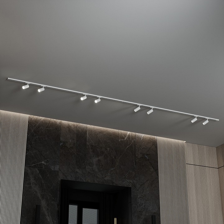 Комплект трековый Hesby Lighting №3 однофазная накладная Skylite HSBL_kompl_S003_NI4W4K в интернет-магазине "Галерея света"