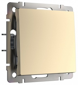 Выключатель одноклавишный без рамки Werkel шампань W111001 в интернет-магазине "Галерея света"