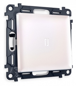 Выключатель проходной одноклавишный с подсветкой Ambrella Volt ALFA MA202035 в интернет-магазине "Галерея света"