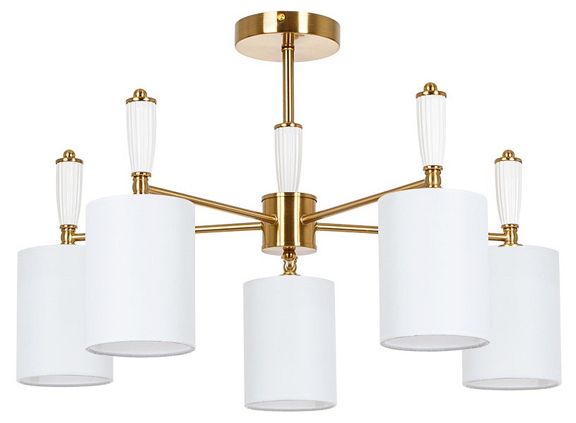 Люстра на штанге Arte Lamp WAVERLEY A4102PL-5PB в интернет-магазине "Галерея света"