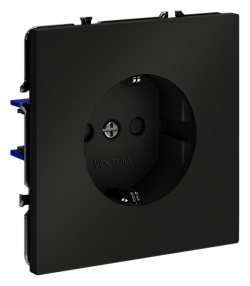 Розетка с заземлением и со шторкой, без рамки Voltum S70 VLS040208 в интернет-магазине "Галерея света"