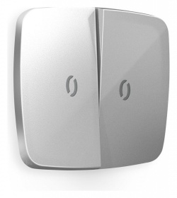 Клавиши для выключателя двухклавишного c подсветкой Ambrella Volt OMEGA OP4040 в интернет-магазине "Галерея света"