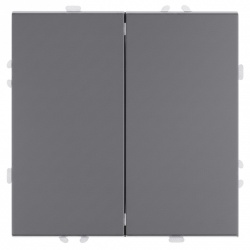 Выключатель двухклавишный без рамки Stekker Эмили 50239 в интернет-магазине "Галерея света"