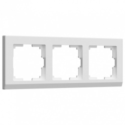 Рамка на 3 поста Werkel Stark (белый) W0031801 в интернет-магазине "Галерея света"