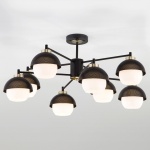 Люстра на штанге Eurosvet Nocciola 70106/8 черный в интернет-магазине "Галерея света"