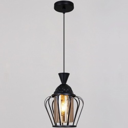 Подвесной светильник 11180-0.9-01 BK в интернет-магазине "Галерея света"