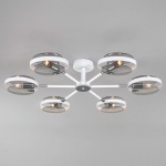 Люстра на штанге Eurosvet Gallo 70121/6 белый в интернет-магазине "Галерея света"