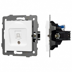 Розетка Ethernet RJ-45 и со шторками, без рамки Arlight SCT 049842 в интернет-магазине "Галерея света"