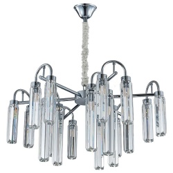 Подвесная люстра Newport DIVA 4526+3/C chrome new в интернет-магазине "Галерея света"