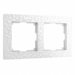 Рамка на 2 поста Werkel Hammer белый W0022401 в интернет-магазине "Галерея света"