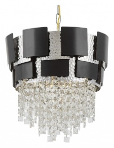 Подвесная люстра LUMINA DECO Kruvia LDP 7045-400 BK+CHR в интернет-магазине "Галерея света"