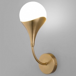 Бра Eurosvet Calyx 60168/1 латунь в интернет-магазине "Галерея света"