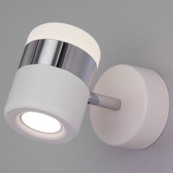 Бра Eurosvet Oskar 20165/1 LED хром/белый в интернет-магазине "Галерея света"