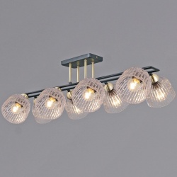 Люстра на штанге ILLUMICO  IL0794-8CSQ-25BKAB ELITE в интернет-магазине "Галерея света"