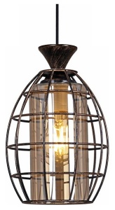 Подвесной светильник 03525-0.4-01 BK+GD в интернет-магазине "Галерея света"