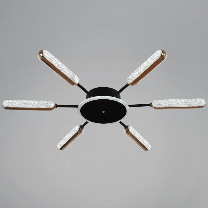 Потолочная люстра  08290-0.3-06 BK+GD в интернет-магазине "Галерея света"