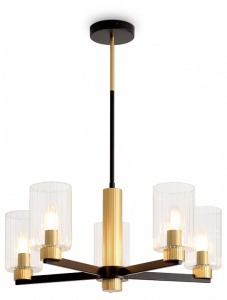Люстра на штанге Freya Ombre FR2051CL-05BBS в интернет-магазине "Галерея света"
