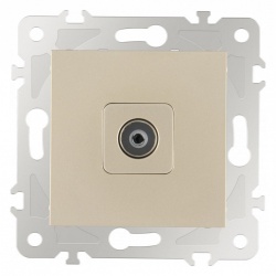 ТВ-розетка без рамки Arte Milano am-203 203.43-1.shampan в интернет-магазине "Галерея света"