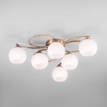 Потолочная люстра Eurosvet Alba 30144/6 античная бронза в интернет-магазине "Галерея света"