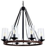 Подвесная люстра Arte Lamp Dalim A7014SP-8BK в интернет-магазине "Галерея света"