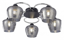 Потолочная люстра Arte Milano AMALFI-321508 321508/5 CR+BK в интернет-магазине "Галерея света"
