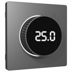 Накладка для терморегулятора электромеханического для теплого пола Ambrella Volt ALFA AP6558 в интернет-магазине "Галерея света"