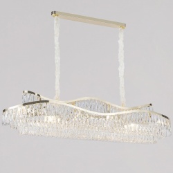 Подвесная люстра ILLUMICO IL5083 IL5083-1200LZF-25 GD ELITE в интернет-магазине "Галерея света"