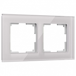 Рамка на 2 поста Werkel Favorit (дымчатый) W0021117 в интернет-магазине "Галерея света"