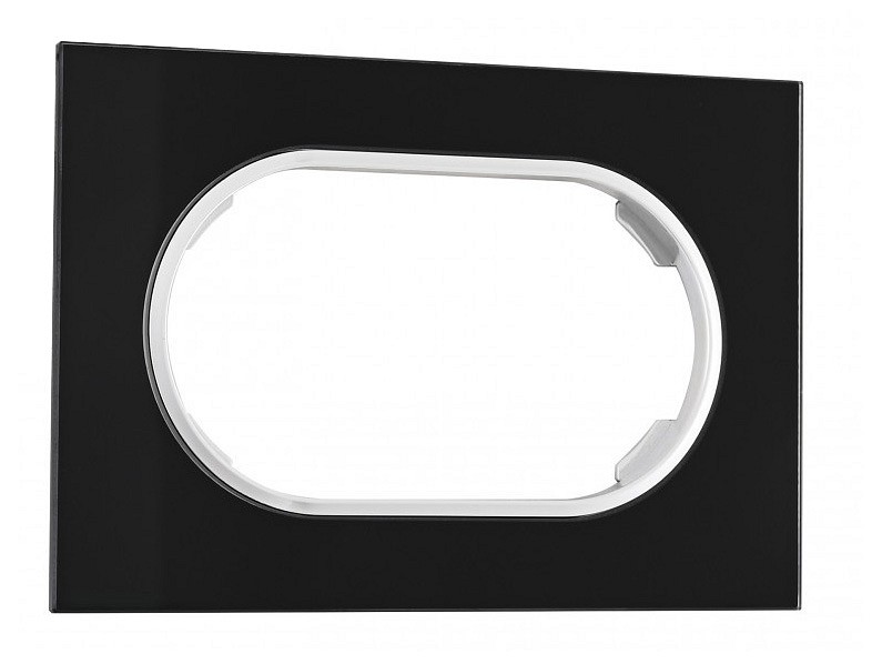 Рамка для двойной розетки Arte Milano am-502.01 502.01-double.black в интернет-магазине "Галерея света"
