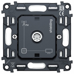 Механизм ТВ-розетки оконечная Ambrella Volt QUANT VM199 в интернет-магазине "Галерея света"