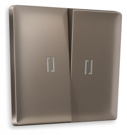 Клавиши для выключателя двухклавишного c подсветкой Ambrella Volt ALFA AP6340 в интернет-магазине "Галерея света"