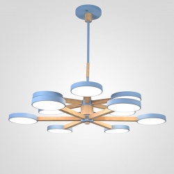 Люстра на штанге Imperiumloft TURNA Blue TURNA-DBL01 в интернет-магазине "Галерея света"